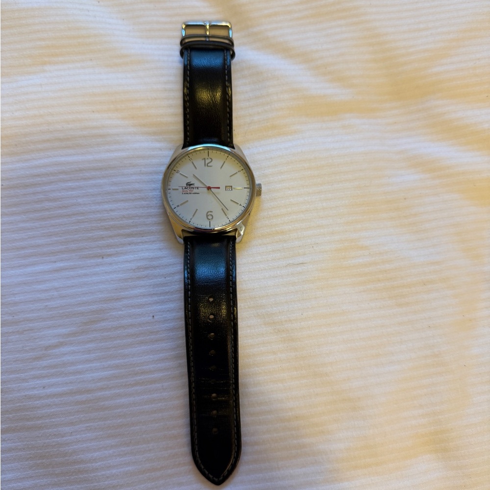 Lacoste Black and Silver Men's Watch